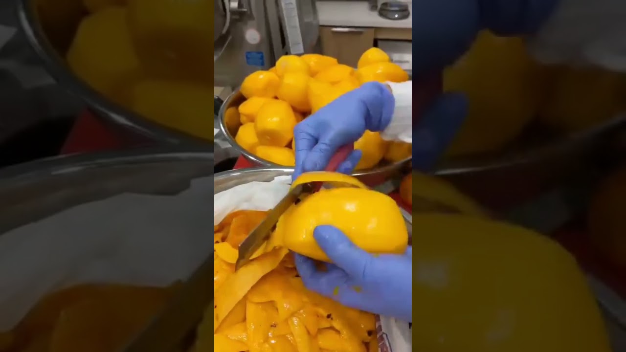 Preparing Mango Gelato tiktok passionegelatoyvr
