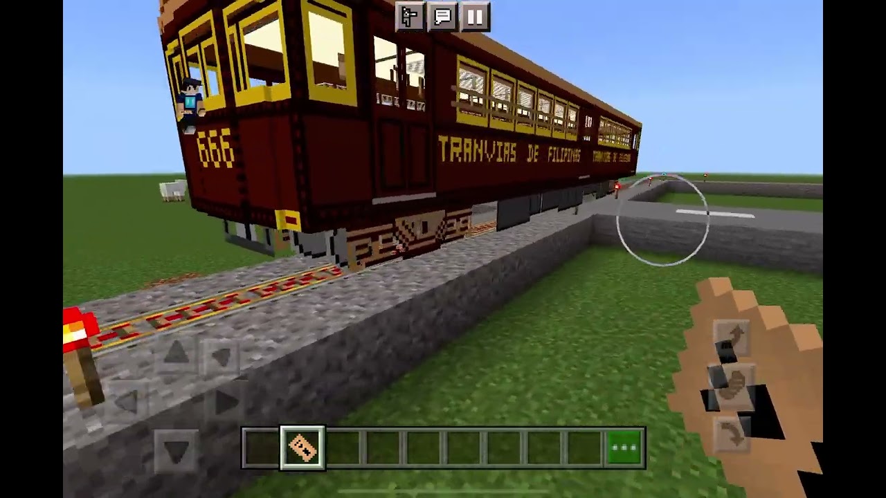 How to build train in minecraft #minecraft
