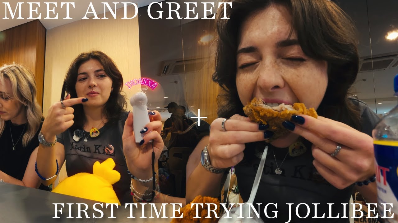 Reactor Meet and Greet in the Philippines and First Time Trying JOLLIBEE