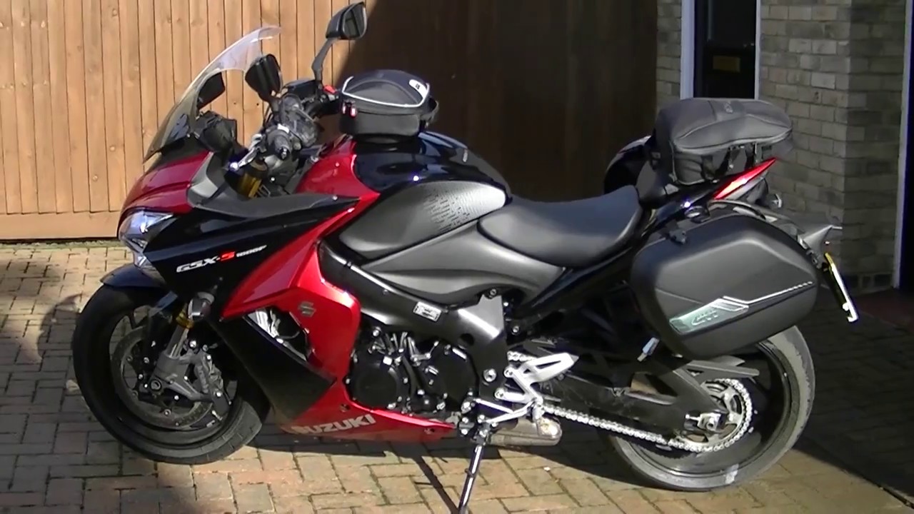 Givi ST601 Panniers / Saddlebags, fitting and demo on Suzuki GSX S1000F