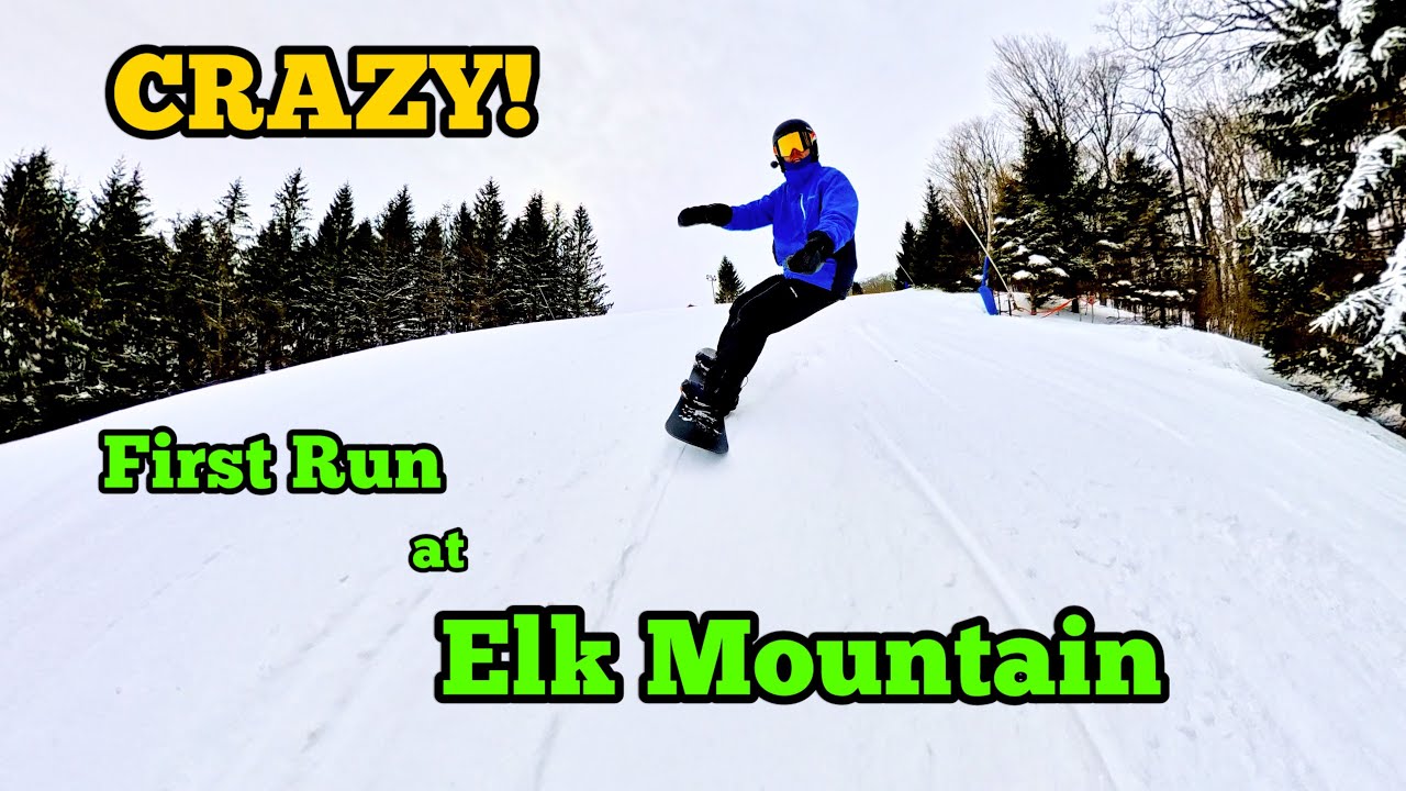 Surprisingly AWESOME Snowboard Run Down This Mountain in Pennsylvania!