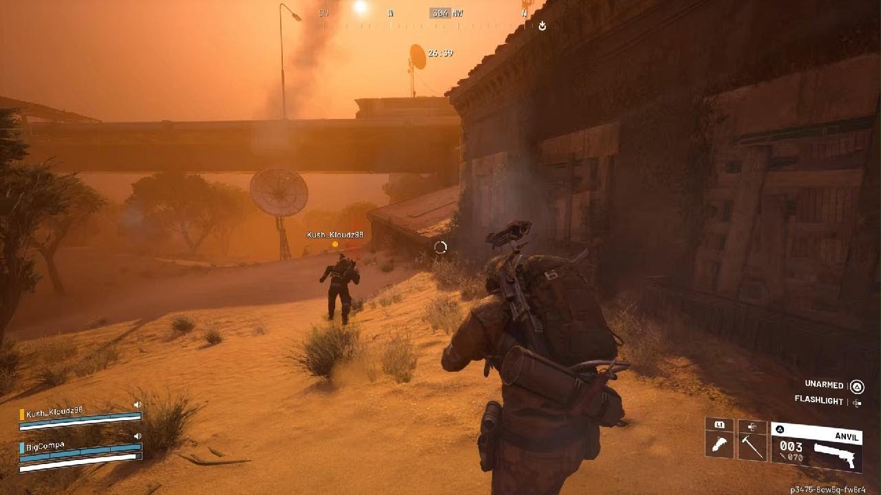 Dual wielding anvils on buried