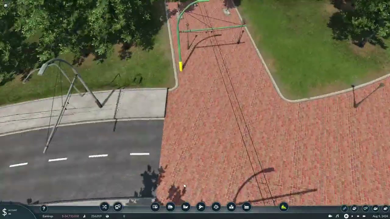 Trolleybus catenary mod - Transport Fever 2 modding