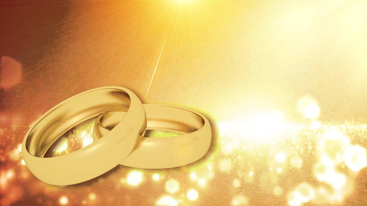 Wedding Video Background-Ring Animation HD