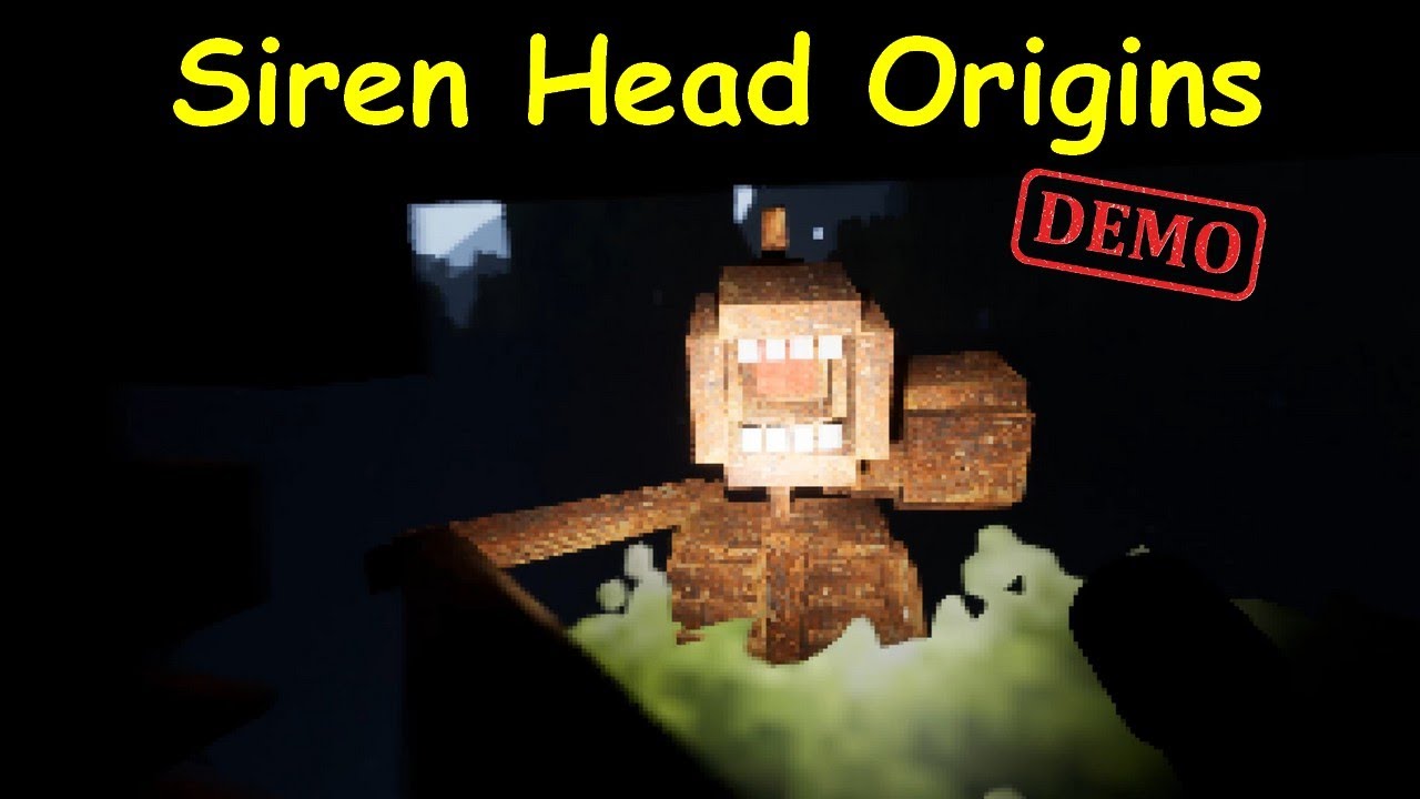 Siren Head Origins demo (Horror Game)