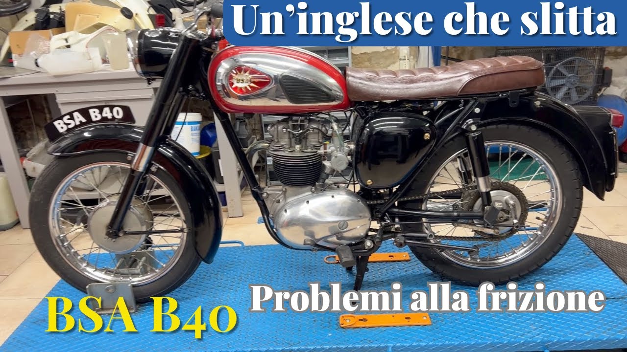 Problema frizione BSA B40: una inglese che 