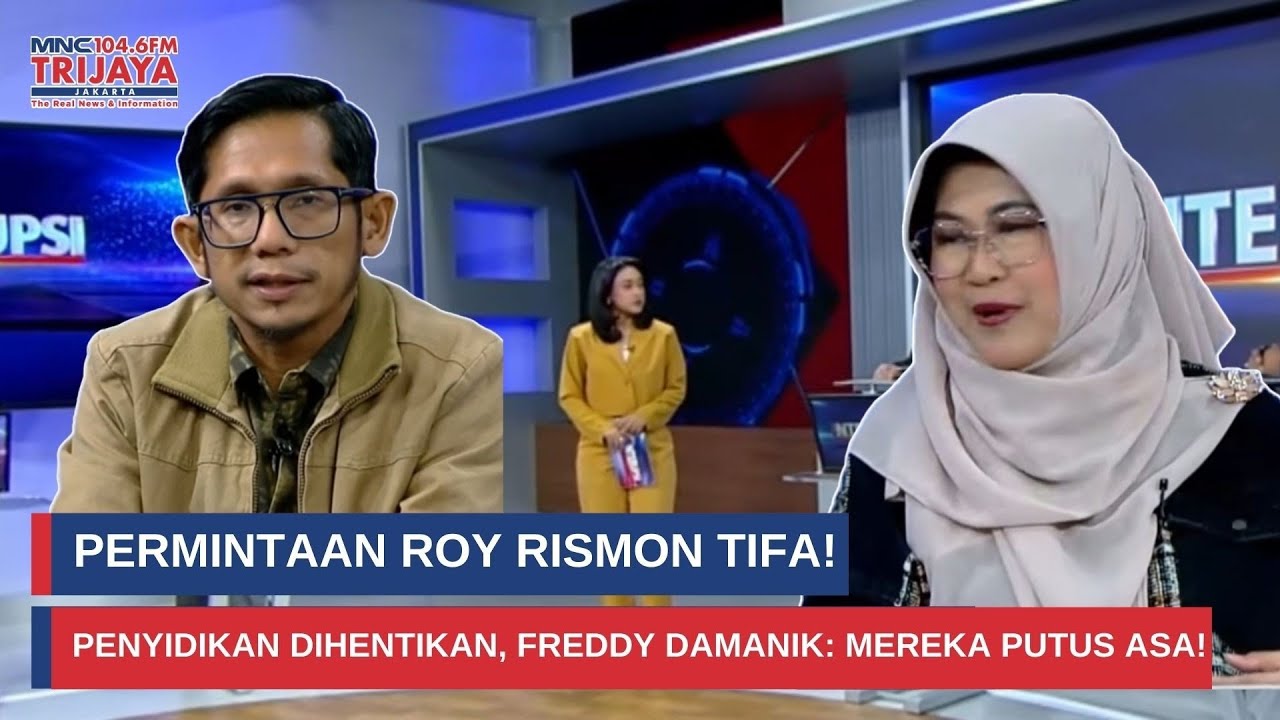  Roy–Rismon–Tifa Minta Penyidikan Dihentikan, Freddy Damanik: Mereka Sudah Putus Asa?