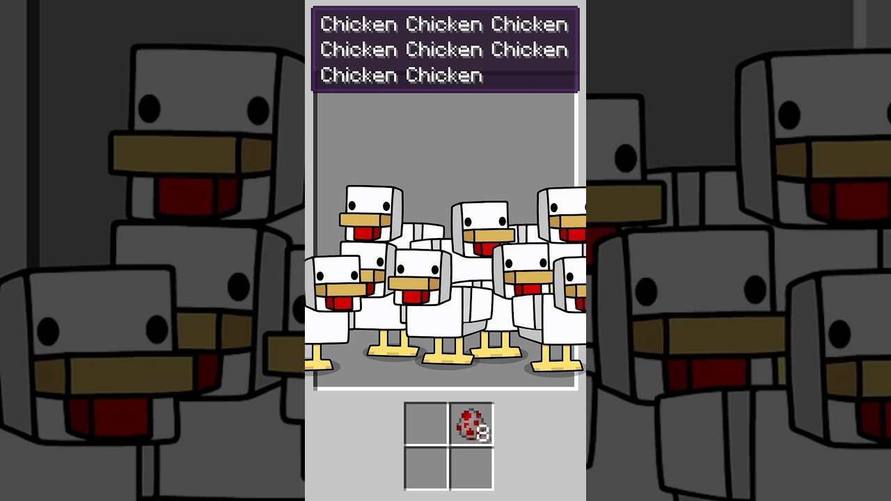 CHICKEN JOCKEY #minecraft #shorts #memes