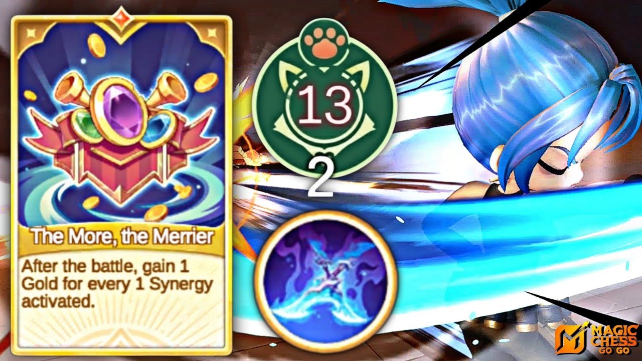 NEW META UNLIMITED GOLD MYSTIC MEOW GGC THE MORE THE MERRIER ‼️ MAGIC CHESS GO GO BEST COMBO ‼️