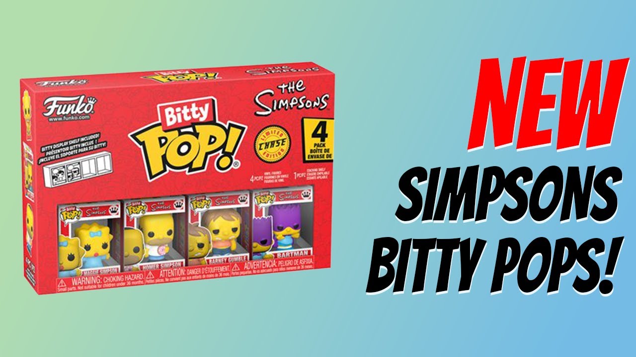 The Simpsons Bitty Pops dropping soon!