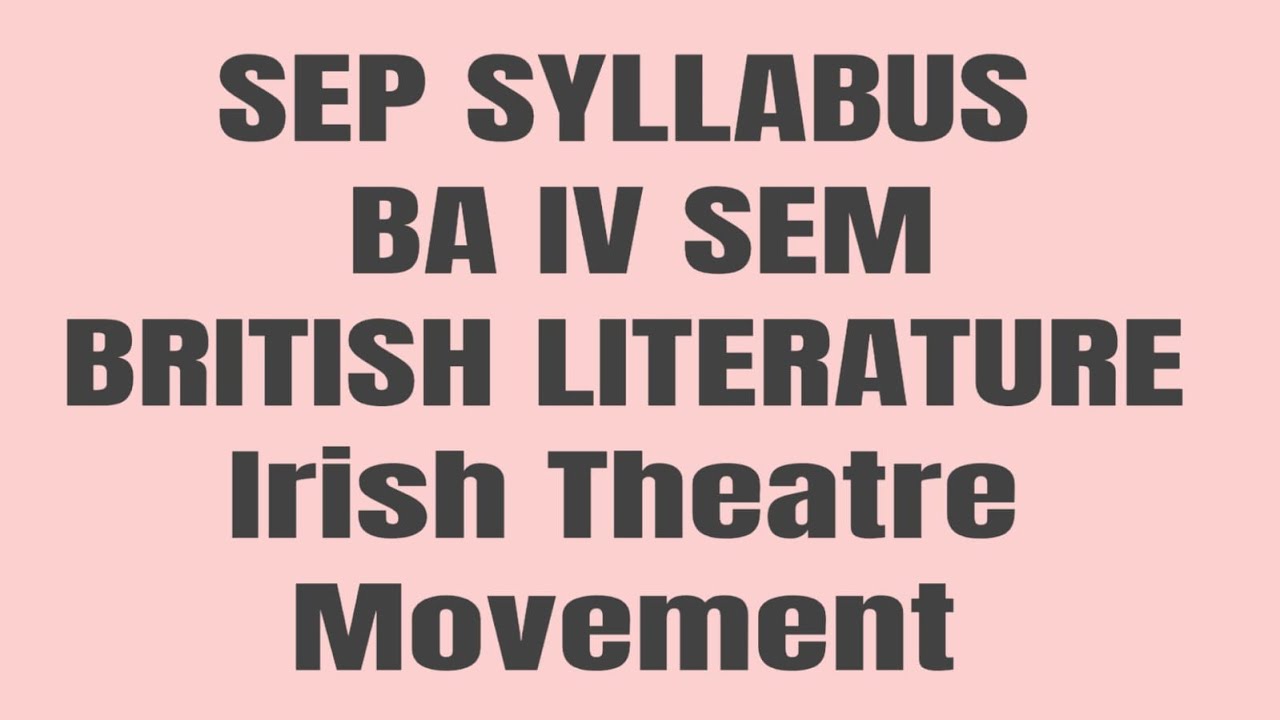 Irish Theatre Movement