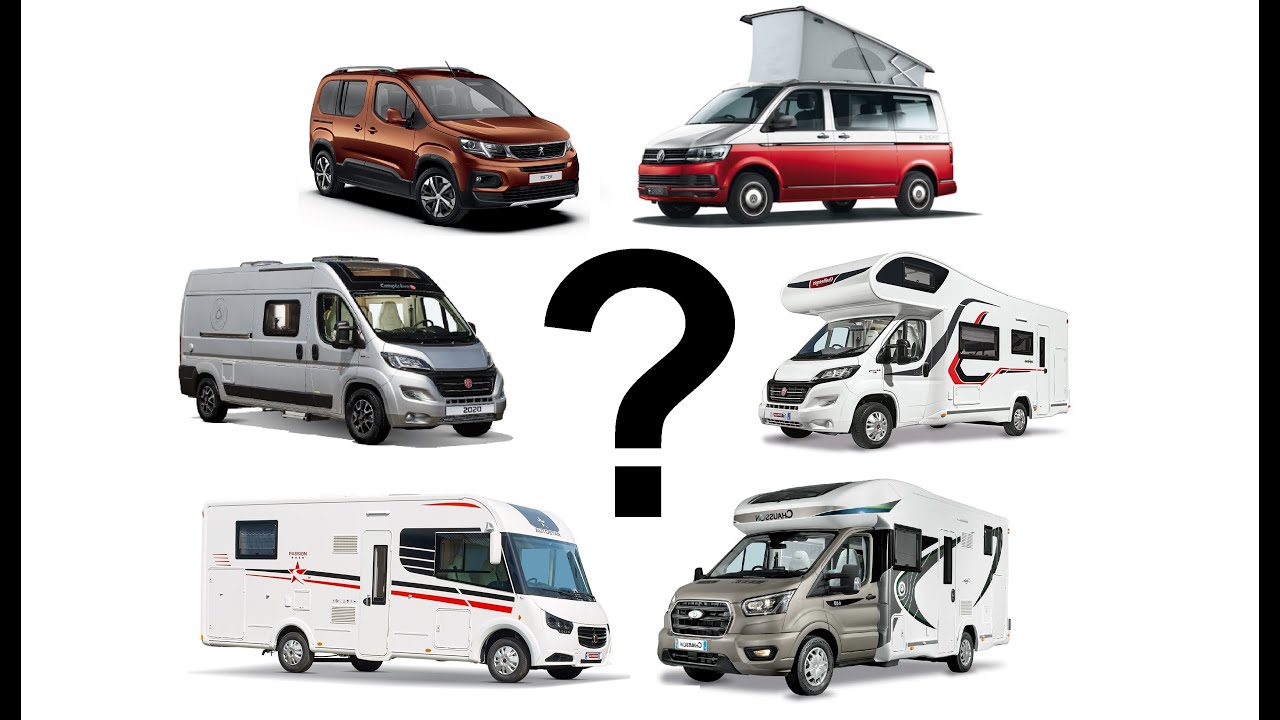Choix d'un véhicule de loisirs ou camping car : Ludospace, Van, Fourgon, Profilé, Capucine, Intégral