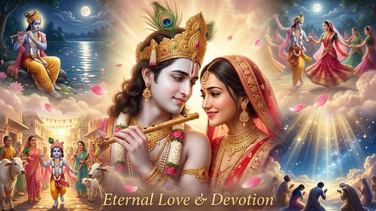 Radha Krishna ki Raas Leela, राधे राधे | Shyam–Radha Divine Love