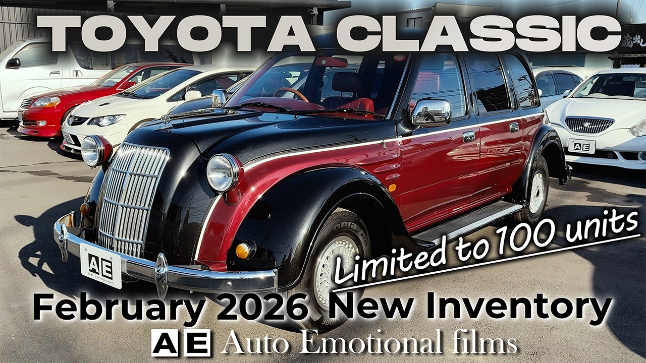 【100台限定車】トヨタ自動車の原点「トヨダAA型」の発売から60周年を記念に造られたトヨタ クラシックが入庫！