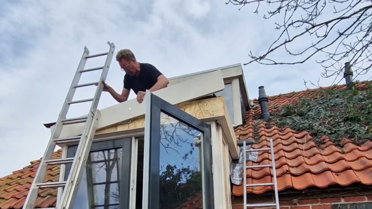 Uitbouw afwerken.