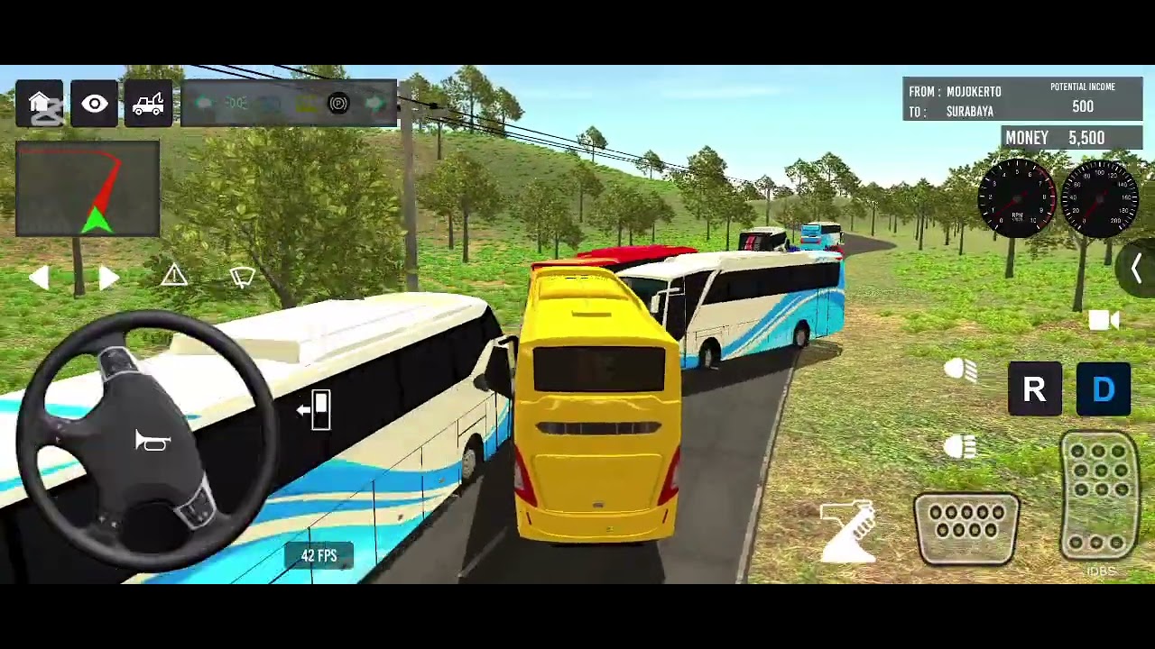 BUS SIMULATOR INDONESIA|| Bus Driving👮‍♂️ City euro Coach bus Simulator 🔥-Android Gameplay Bus 2026