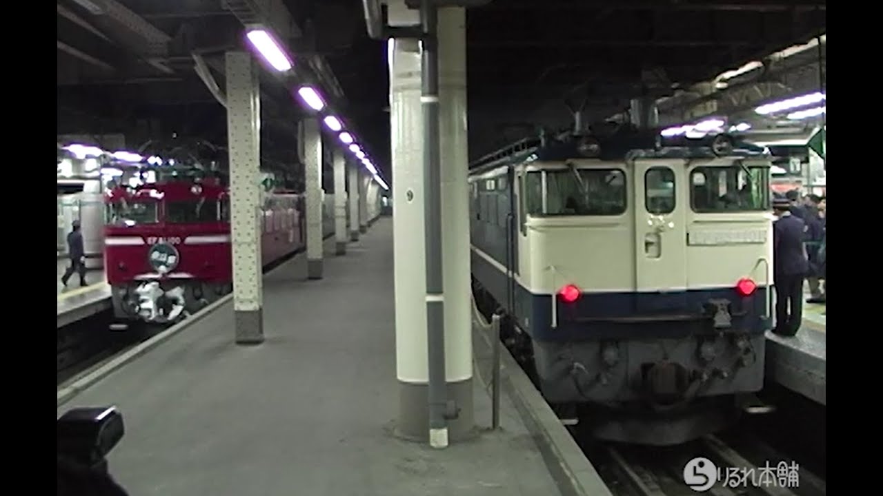 EF65-1101 リバイバル急行「津軽」上野到着 ☆2002.1.4 － らりるれ本舗