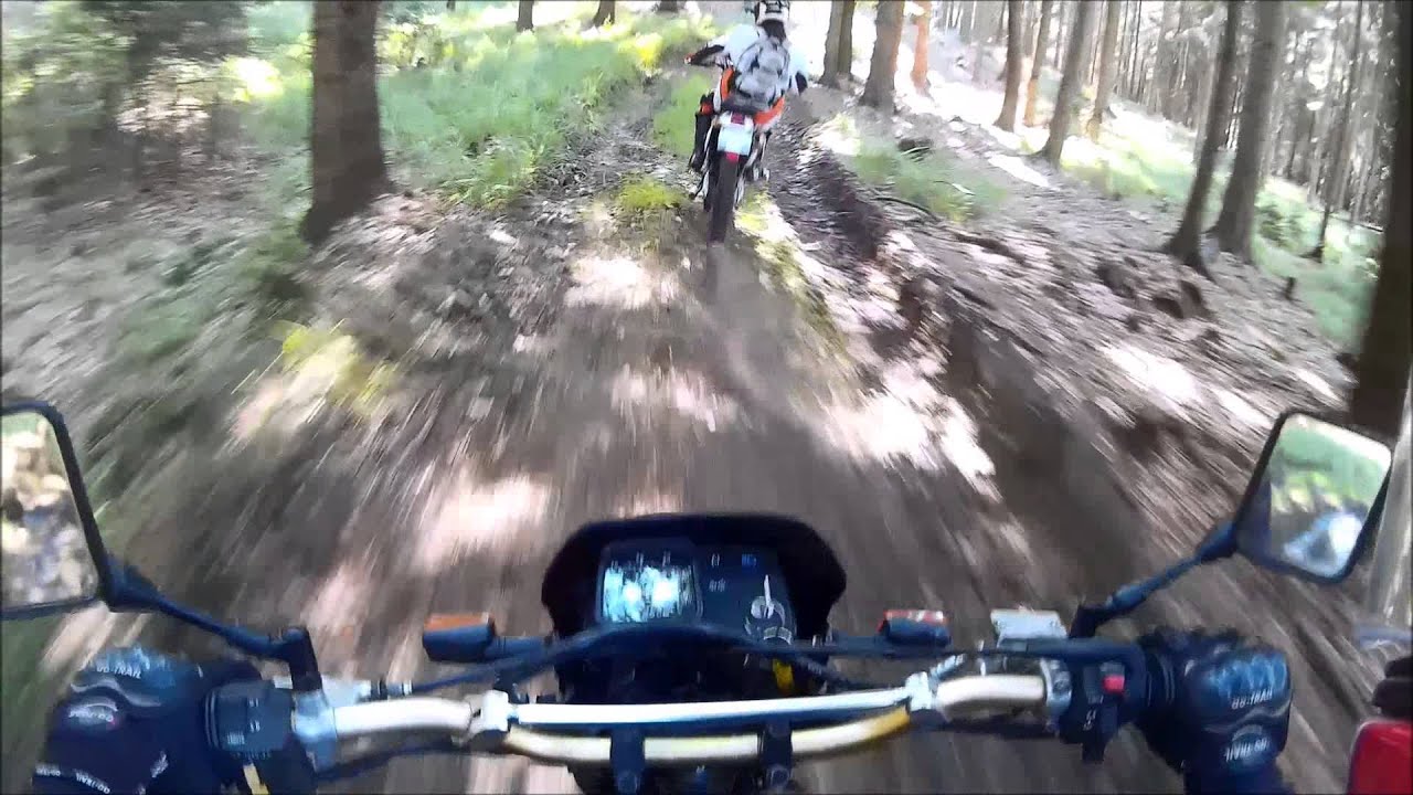 Soft enduro - SUZUKI DR 125 SE (1997) Full HD!  no music