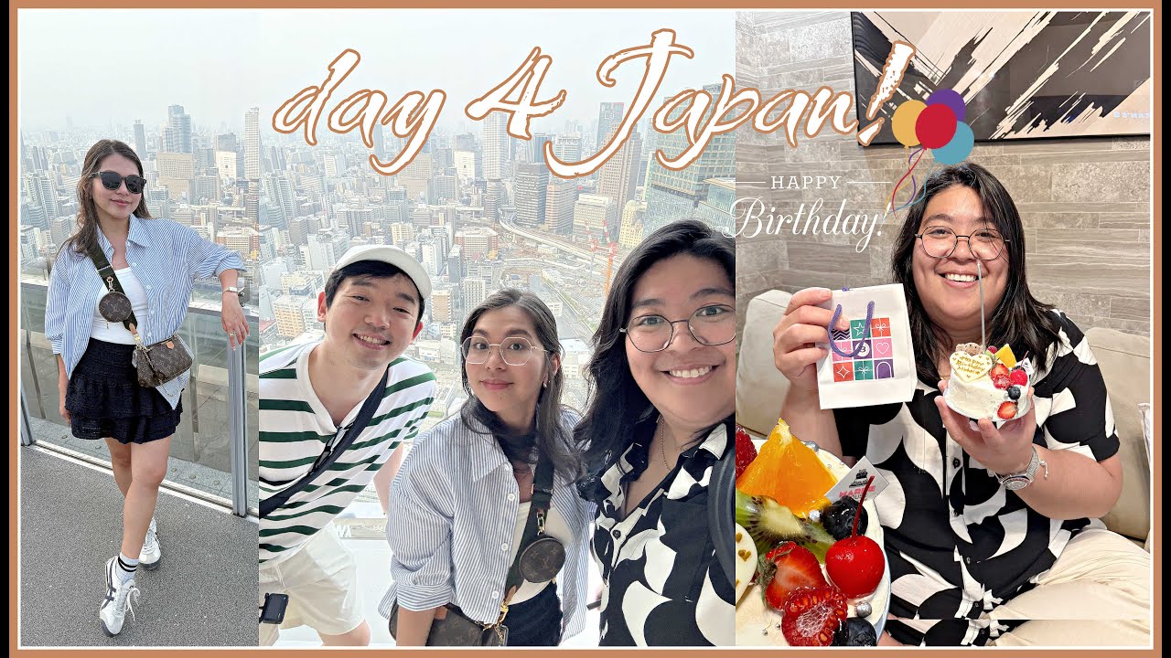 SURPRISING MICHELLE ON HER BIRTHDAY!🎉 + LAWSON FINDS + UMEDA SKY BUILDING! I RichZigzVlogs