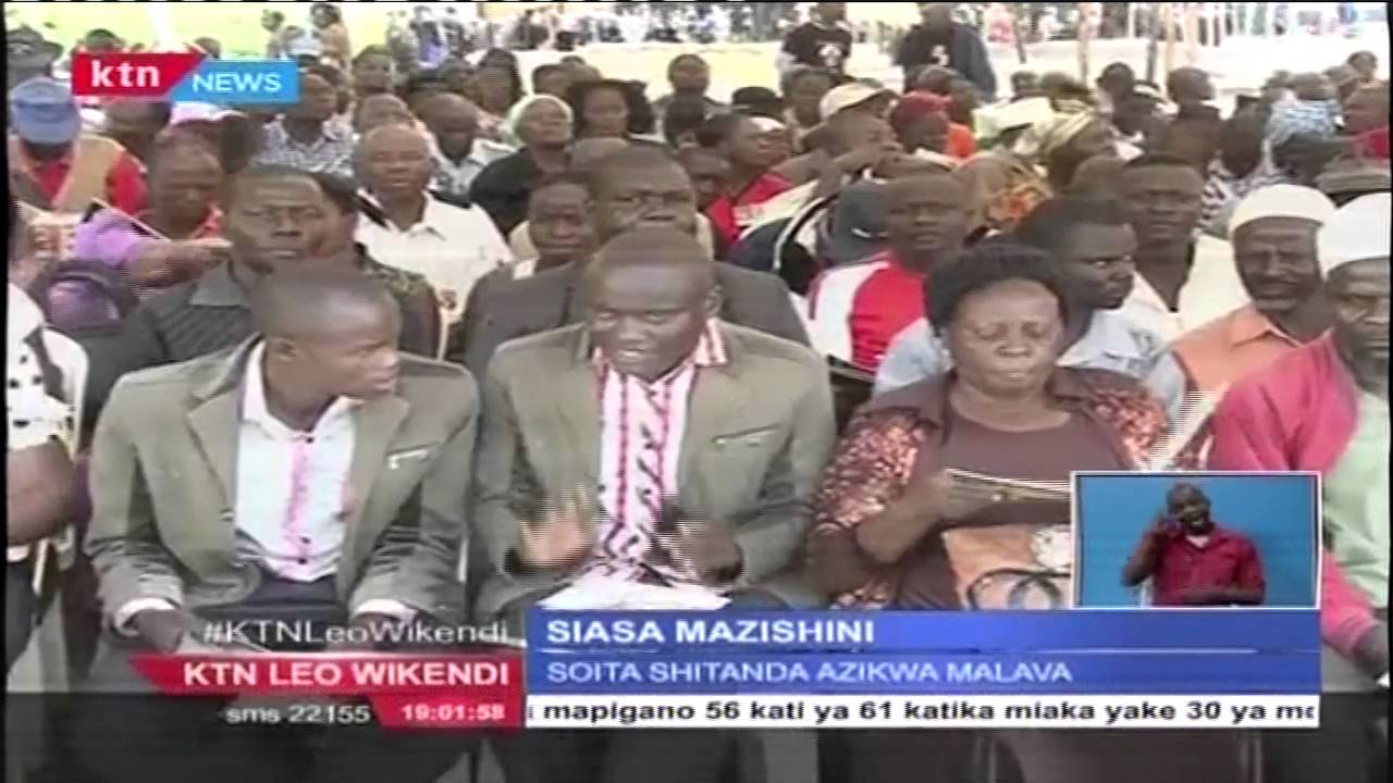 Suala la IEBC laangaziwa katika Mazishi ya Soita Shitanda