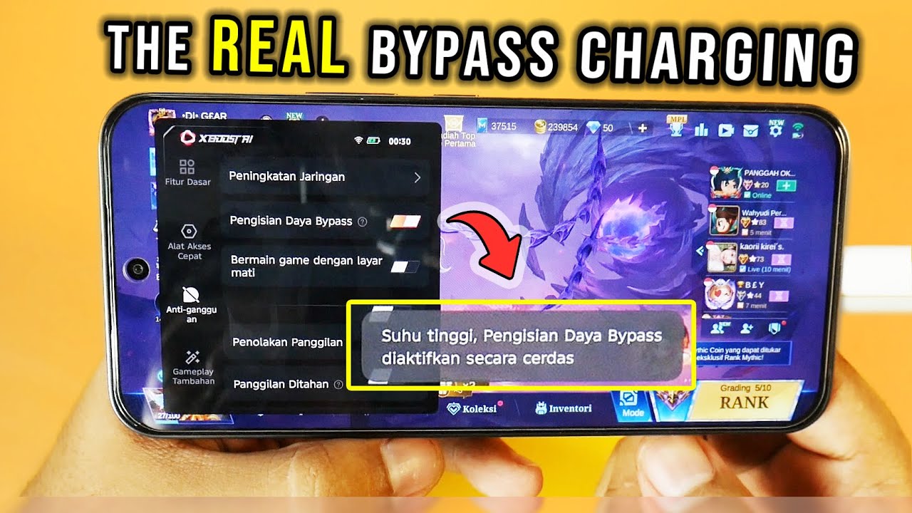 Infinix GT 30 Pro Update XOS 15.1.2 Test 2 Jam Mobile Legends + Bypass Charging Gimmick ?