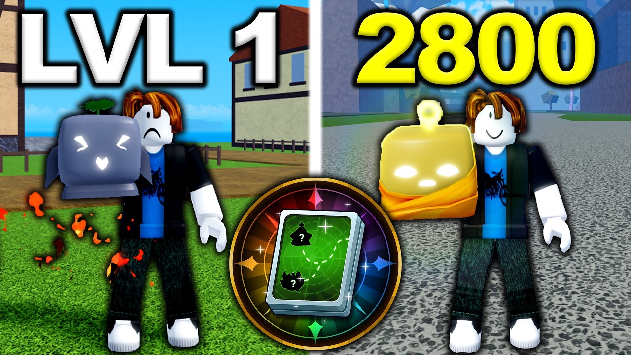 Noob To Max Using FRUIT NOTIFIER ONLY In Blox Fruits