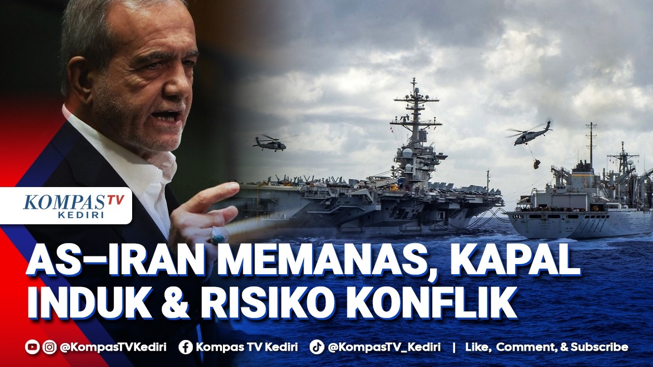 [FULL] Ketegangan AS–Iran Memanas, Paparan Analis soal Kapal Induk dan Risiko Konflik