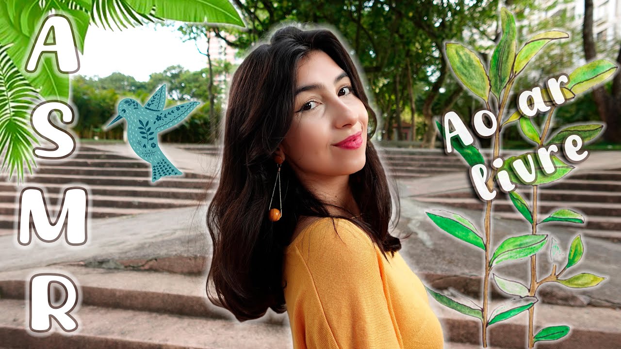 ASMR AO AR LIVRE PARA VOCÊ RELAXAR 🍃 | Natureza, sons de boca, água, passarinhos