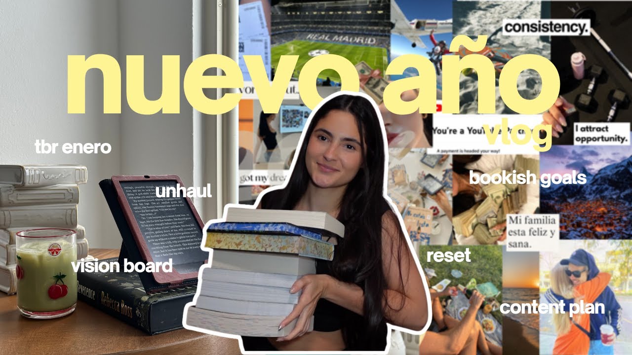 RESET DE NUEVO AÑO ✨ | unhaul de libros, TBR de enero, vision board y metas para este 2026 📖