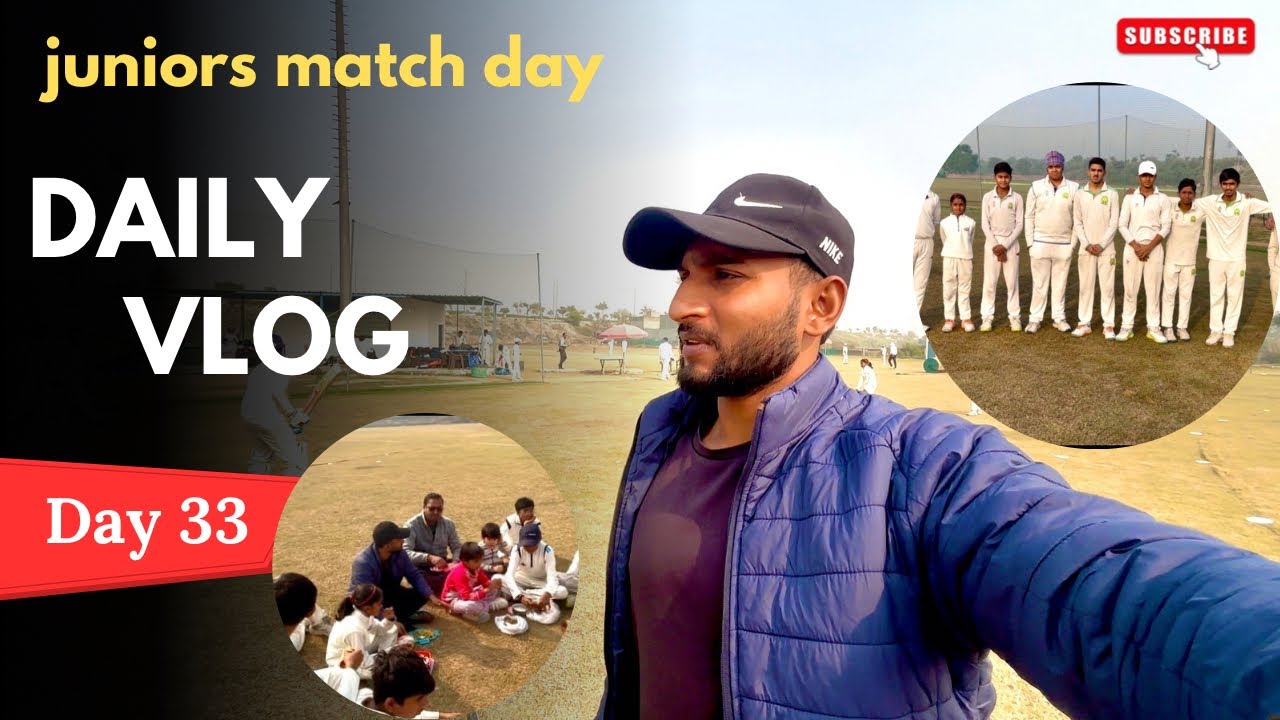 A Day with Young Cricketers | Juniors Match Day Behind The Scenes | Daily VLOG 33 |@virat_sahni|