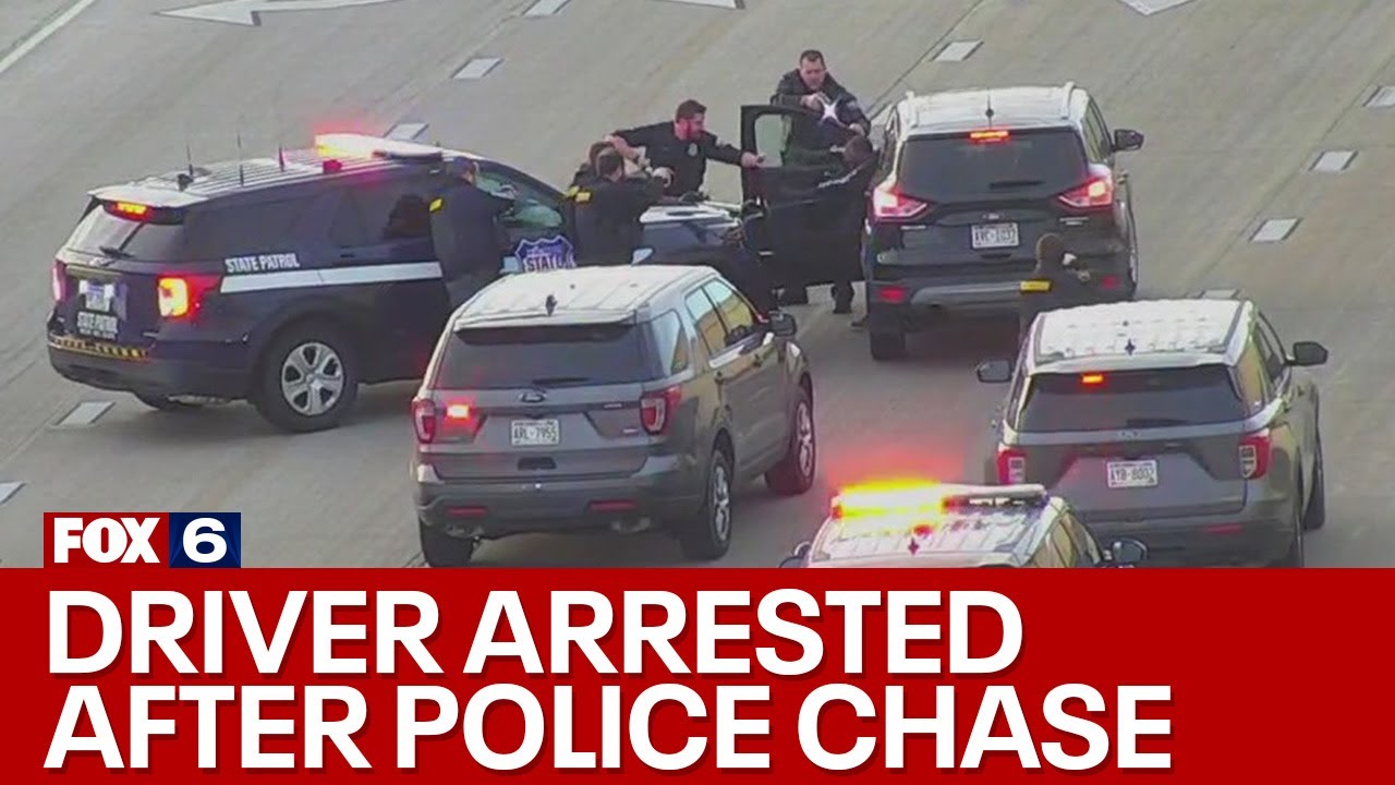 Police chase from Milwaukee to Racine County, driver in custody | FOX6 News Milwaukee