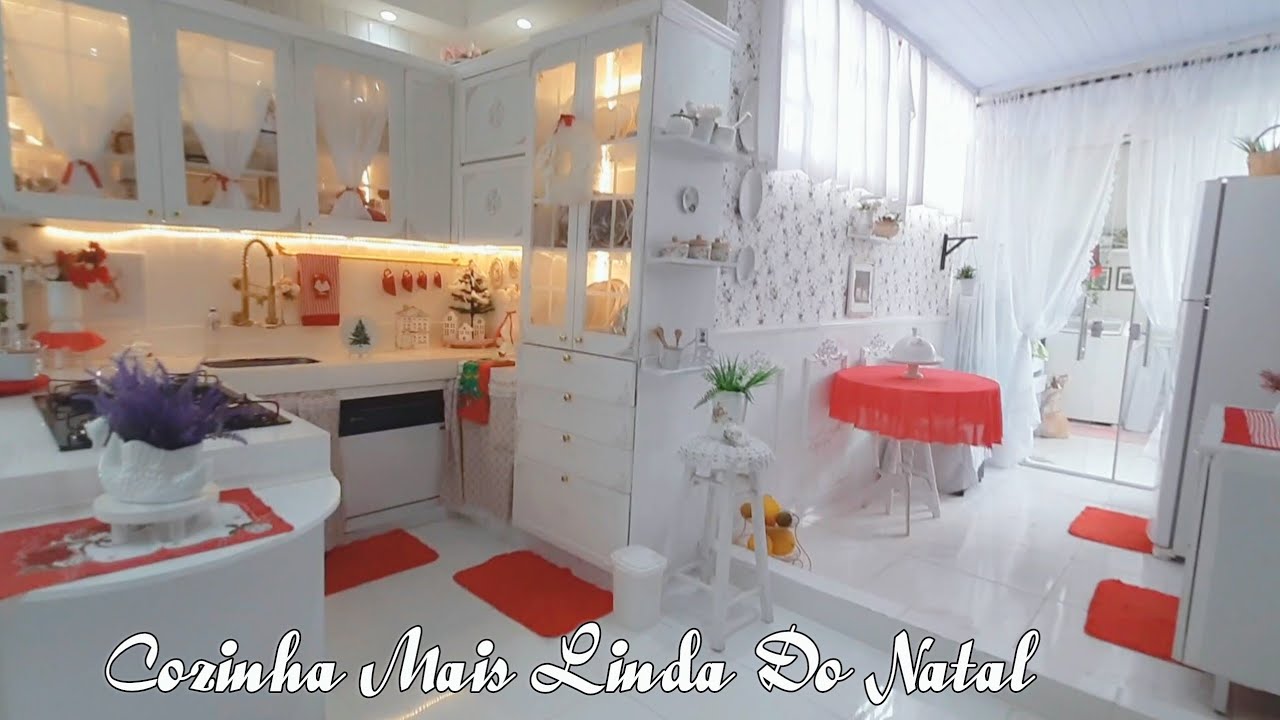 TRANSFORMAÇÃO  NA COZINHA PARA O NATAL