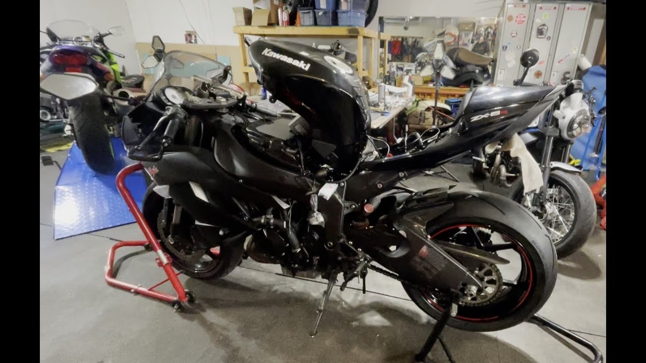 Valve Adjustment and Cam Tension Adjustment ZX6R