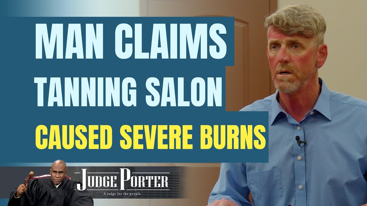 Man Claims Tanning Salon Caused Bad Burns