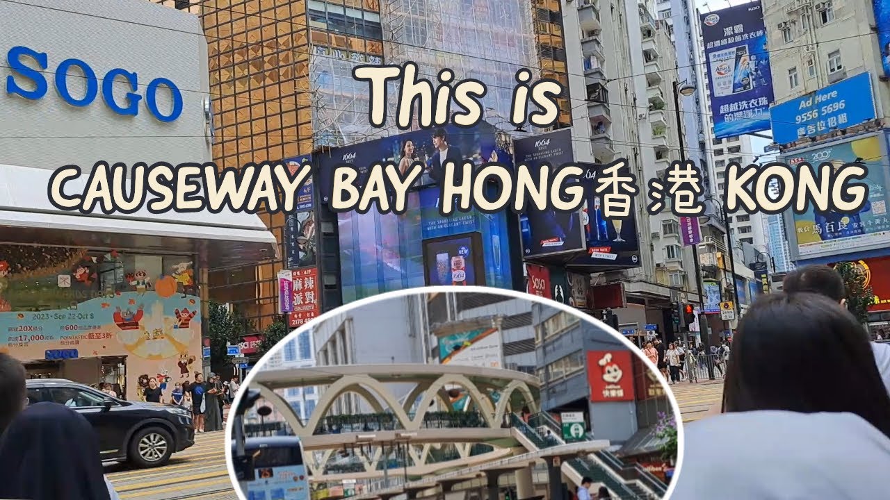 This is  Causeway Bay Hong Kong || Explore Hong kong