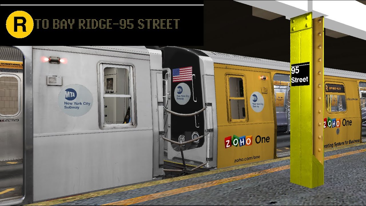 OpenBVE (R) Forest Hills-71st Avenue To Bay Ridge-95th Street (R160B Siemens Zoho Wrap)