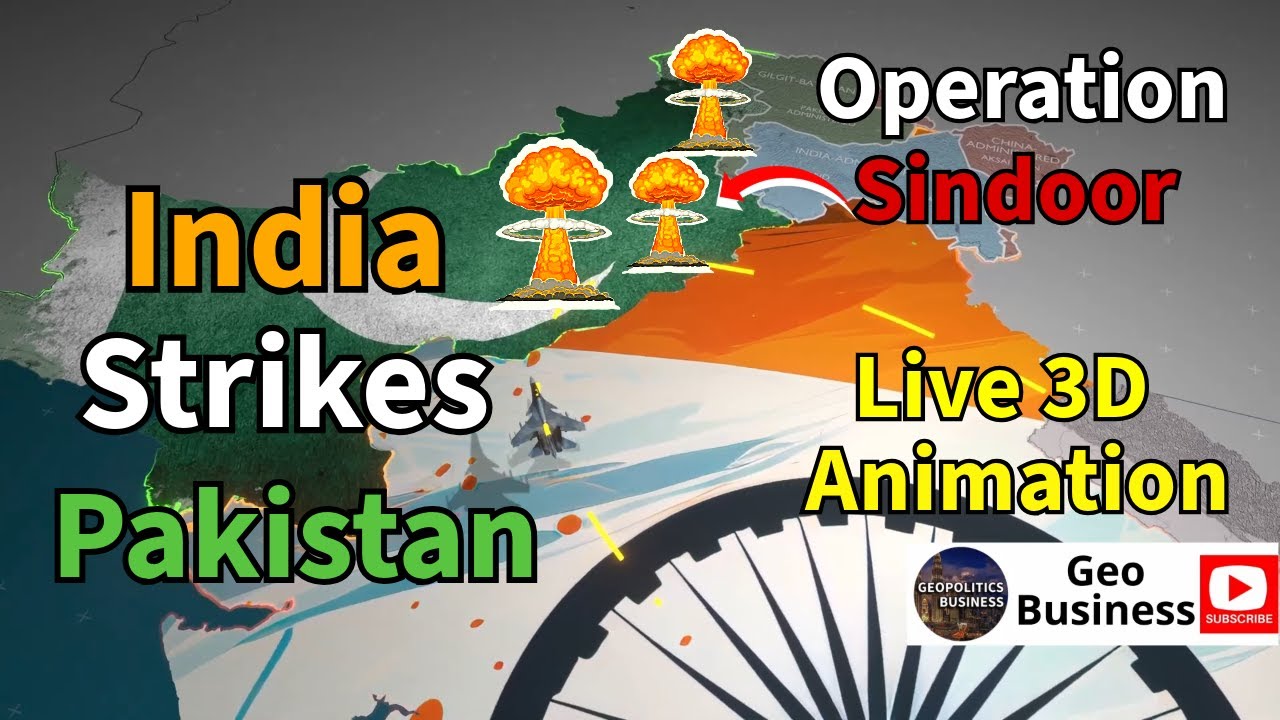 India-Pakistan Air Strike 3-D Animation | Operation Sindoor in Action