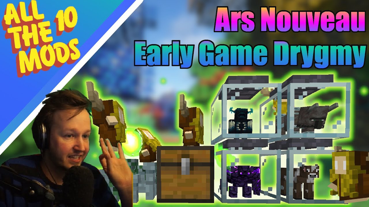 All The Mods 10 - Quick early Ars Nouveau Drygmy Guide