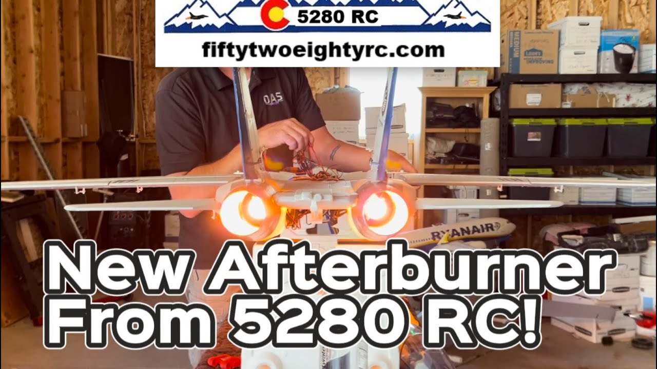 New Select-A-Fire Afterburner from 5280 RC - Installation video on the Freewing F-14