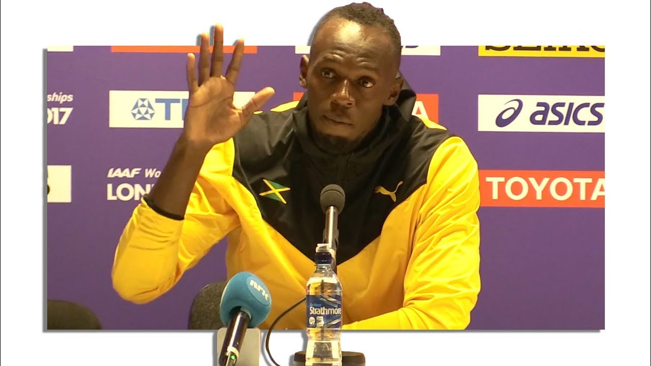 Usain Bolt's Full Retirement Press Conference After His Final Race - 2017 IAAF World Championships