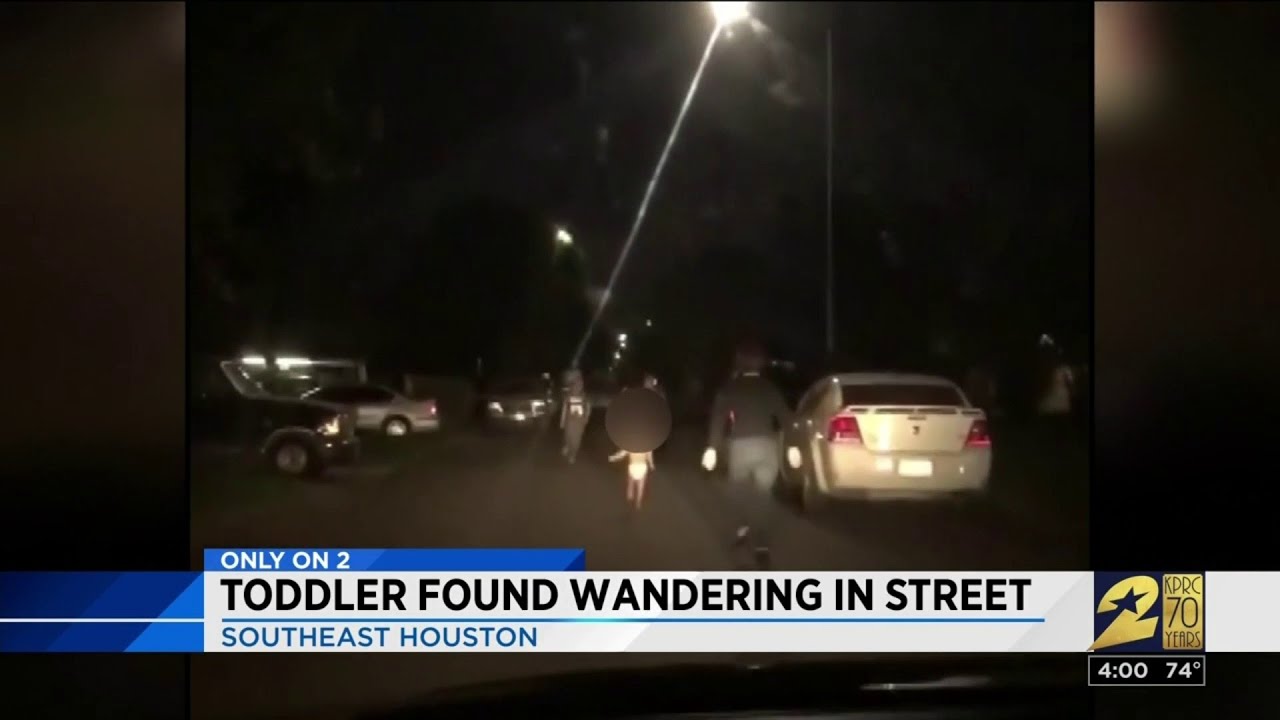 Toddler found wandering in street