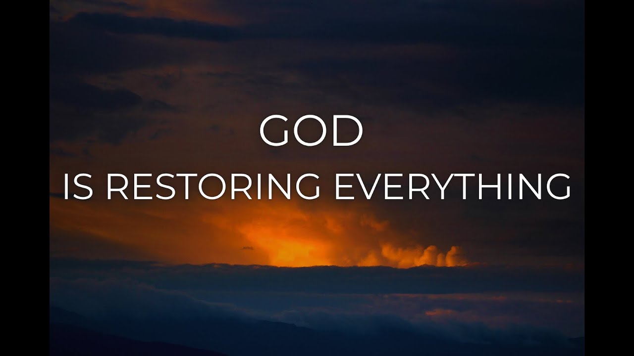 God Will Restore All Your Wasted Years