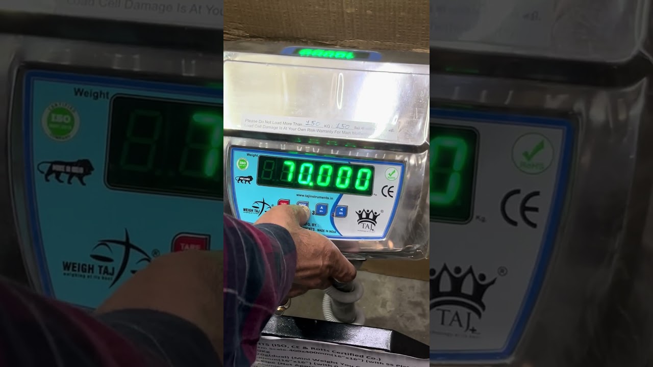 Calibration Video For 400x400mm-70/150Kg-10/20g(dual)