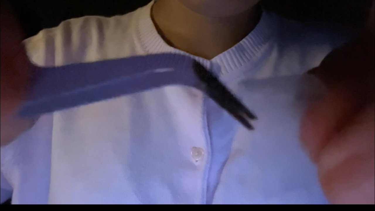 my first asmr - playing wd tape