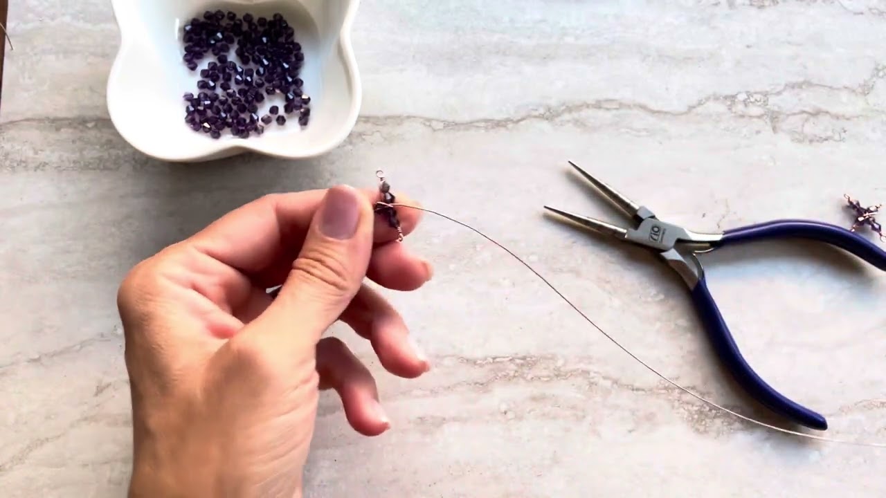 Wire Wrapped Earrings TUTORIAL  by 4GJ