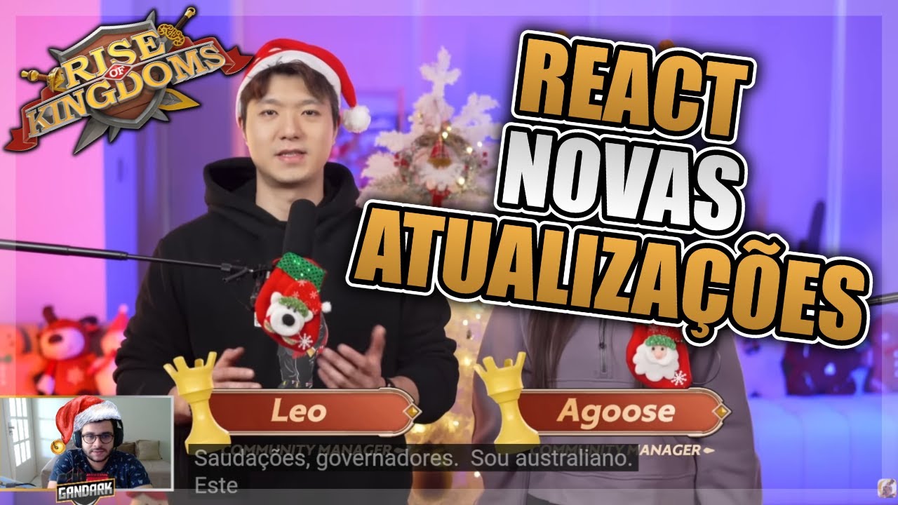 NOVAS SKINS LENDÁRIAS INSANAS | REAGINDO AO VÍDEO DA ATUALIZAÇÃO - RISE OF KINGDOMS