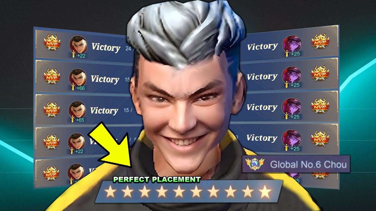 NEW EFFECTIVE TRICK TO BREAK DARK SYSTEM AND WIN EVERY MATCH!! FULL PLACEMENT GAMEPLAY CHOU - MLBB