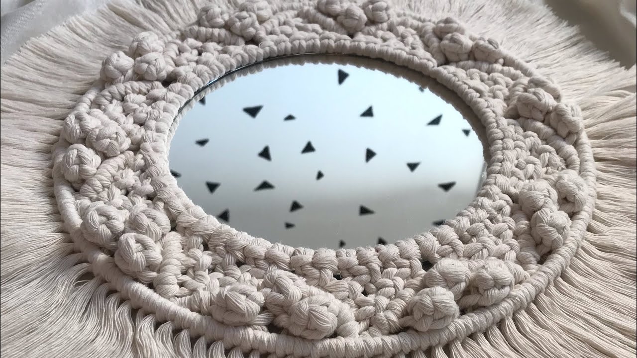 Modern Makrome Ayna (2kasnaklı)
