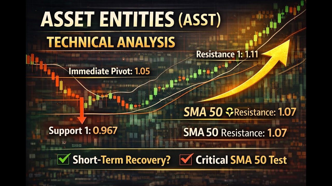 ASST Stock Technical Analysis | Asset Entities Inc. SMA 50 Test & Short-Term Recovery Setup