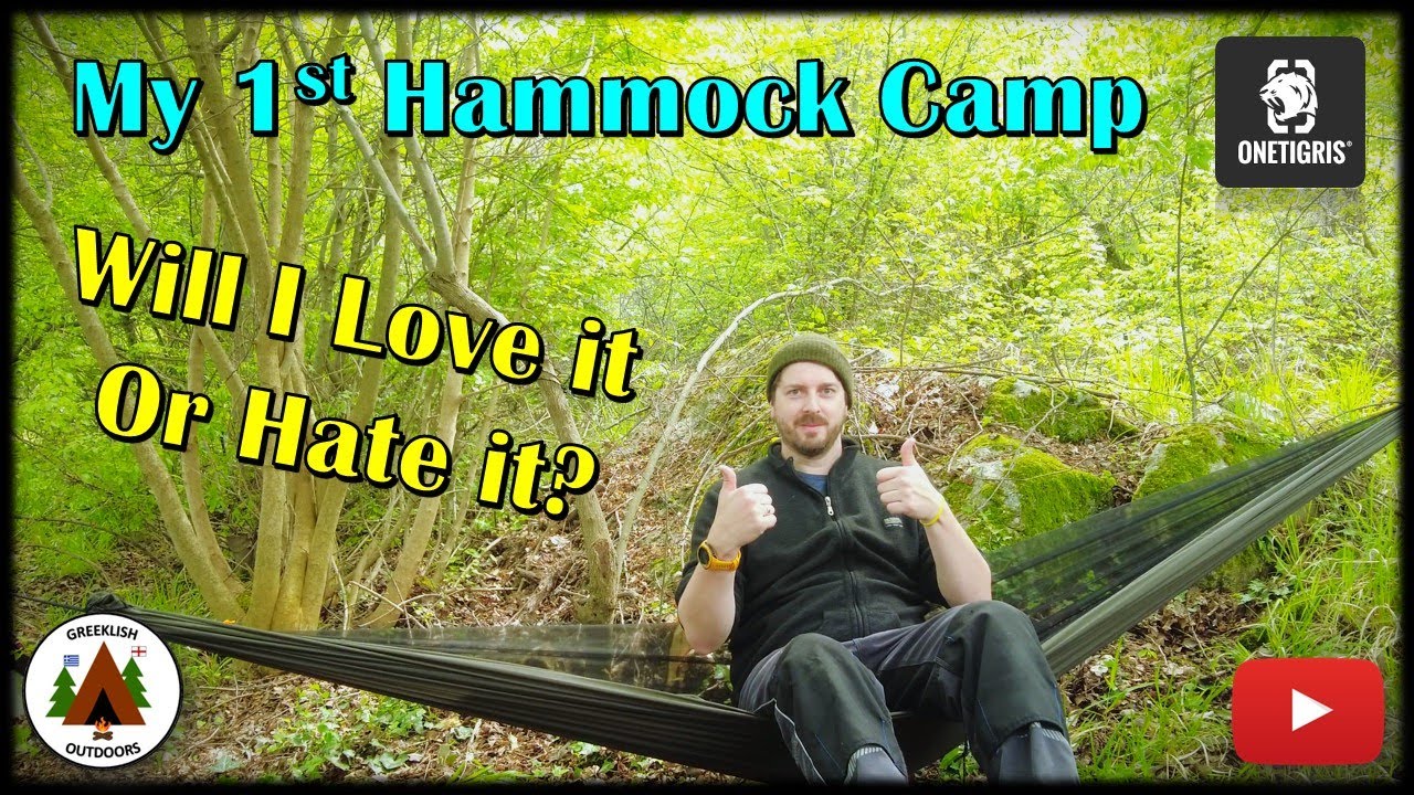 Camping in the Woods with the OneTigris Kompound Hammock
